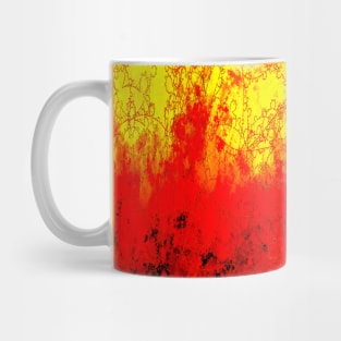 Intense color abstract Mug